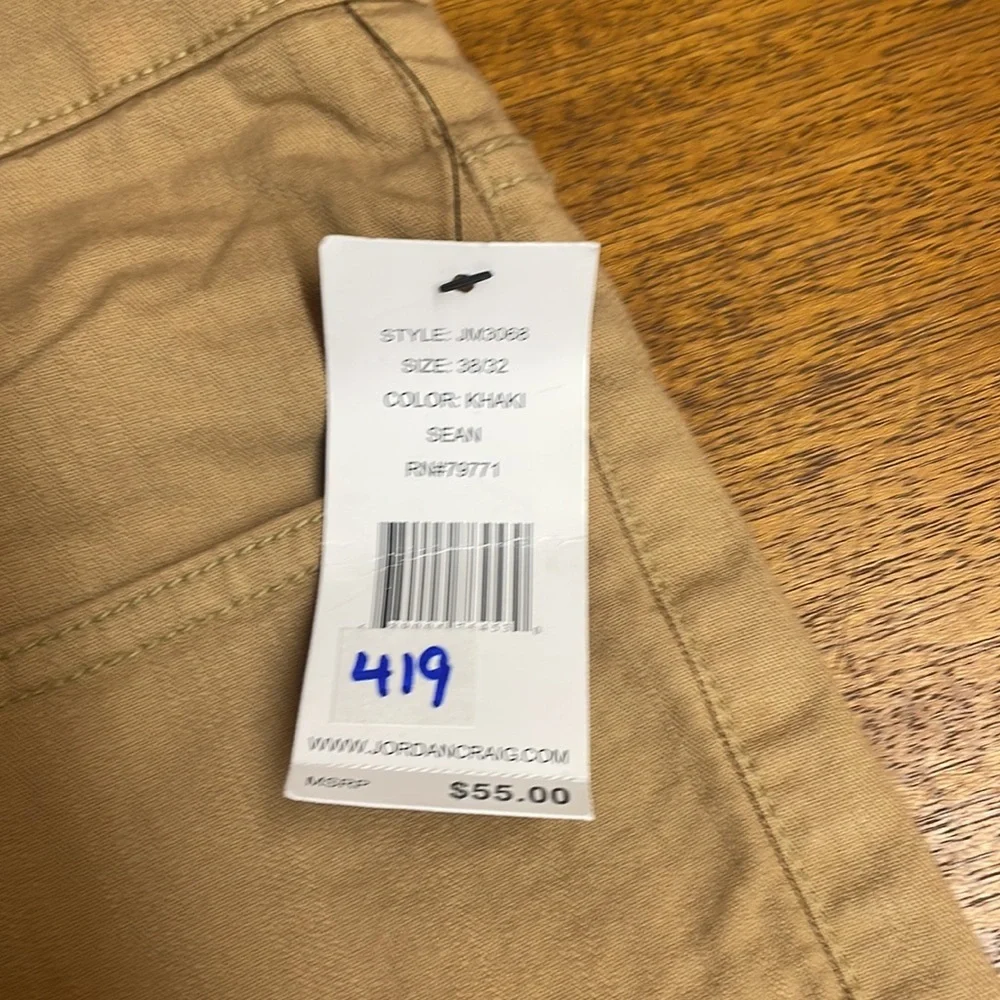 Jordan Craig Khaki Sean Jeans Men’s Size 32/32 JM3068 - Picture 8 of 12